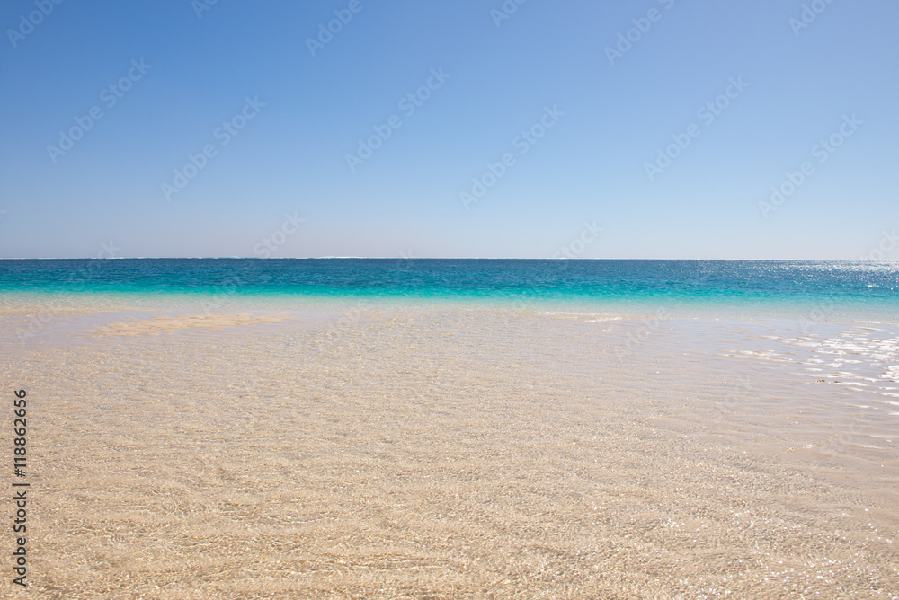 Panoramic Paradise turquoise ocean beach