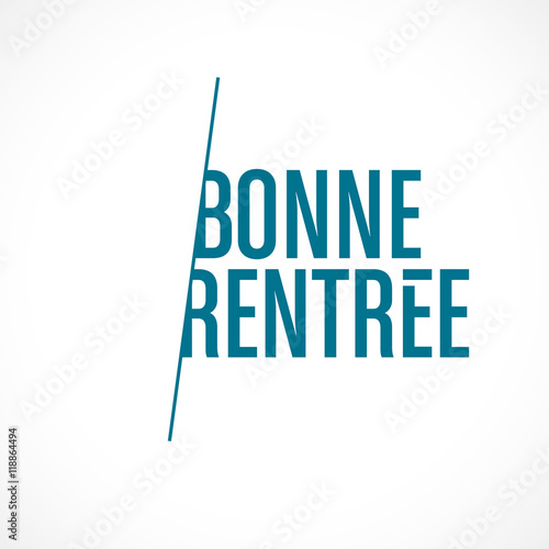 bonne rentrée