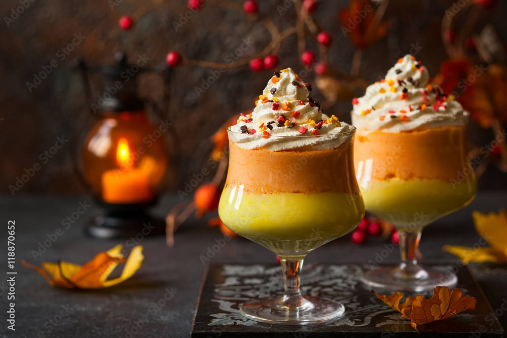 Candy corn parfait Candy corn parfait