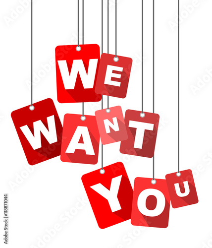 we want you, red vector we want you, flat vector we want you, background we want you