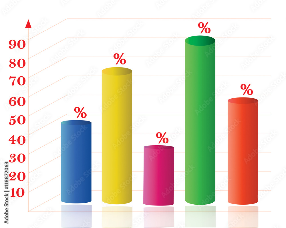 Abstract 3D statistics, business profit and loss background. EPS Abstract 3D statistics, business profit and loss background. EPS