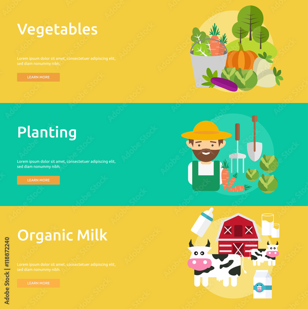 Fototapeta premium Farm and Ranch Conceptual Design
