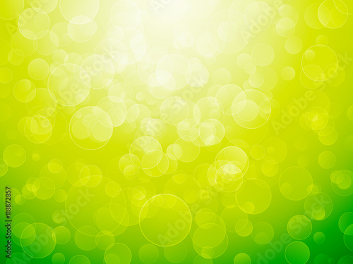 abstract green bio circle background