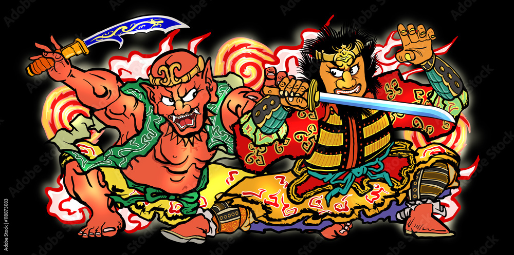 ねぶた祭り 黒背景01 Stock イラスト Adobe Stock ねぶた祭り 黒背景01 Stock イラスト Adobe Stock