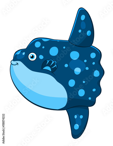 Cartoon moonfish