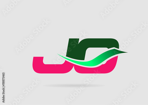 JO company linked letter logo
