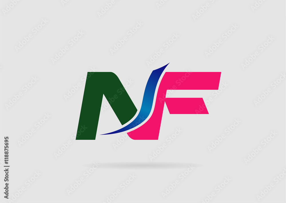 NF business logo icon design template elements
NF business logo icon design template elements