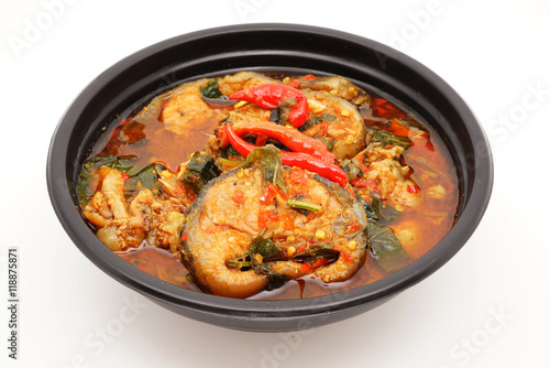 spicy cat fish delicious food and favorite food in thailand