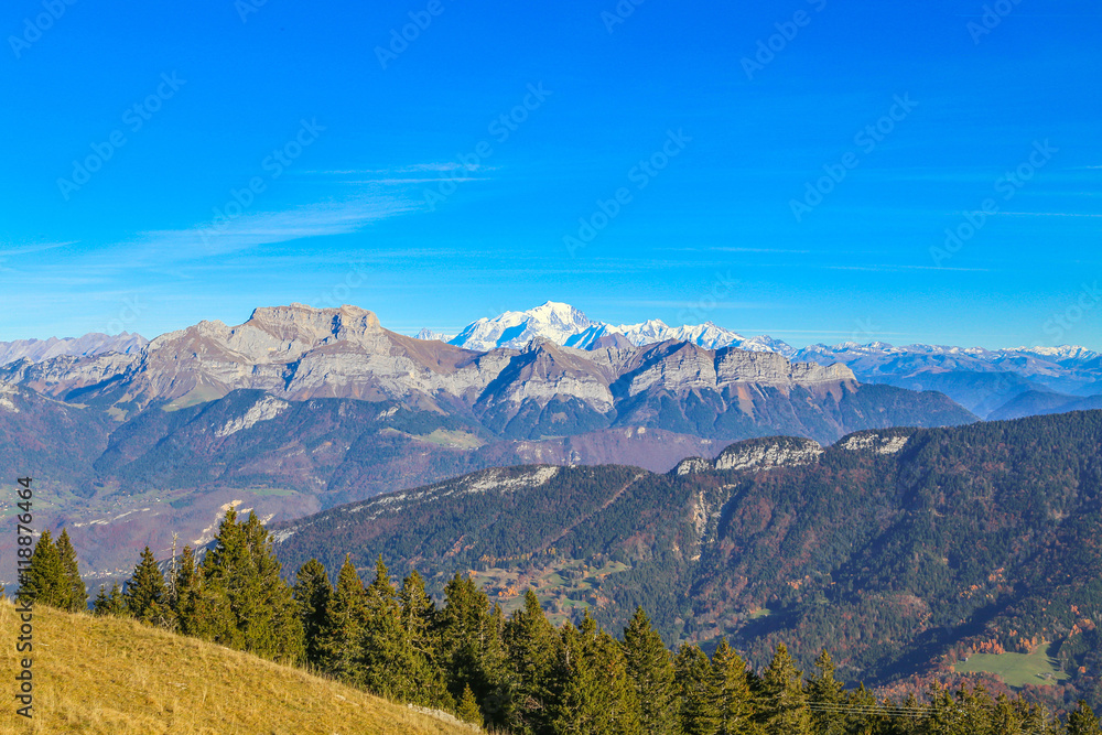 Fototapeta premium Montagne - Semnoz