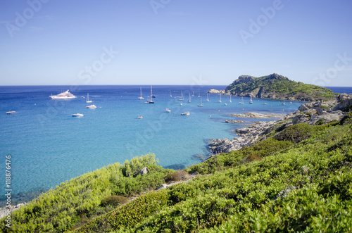 Cap taillat beaches, near to Saint-tropez, french riviera