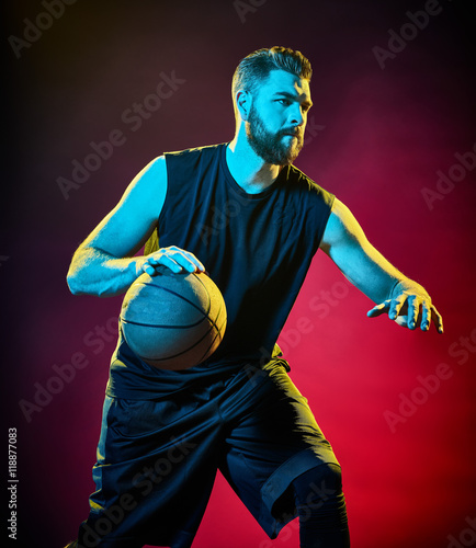 basketball player man Isolated  © snaptitude