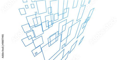 dati, pixel, tecnologico, esplosione colori