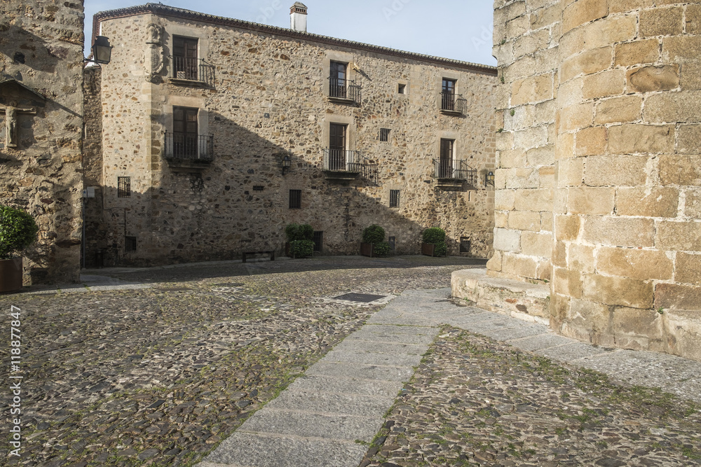 Medieval city of Careers in Spain