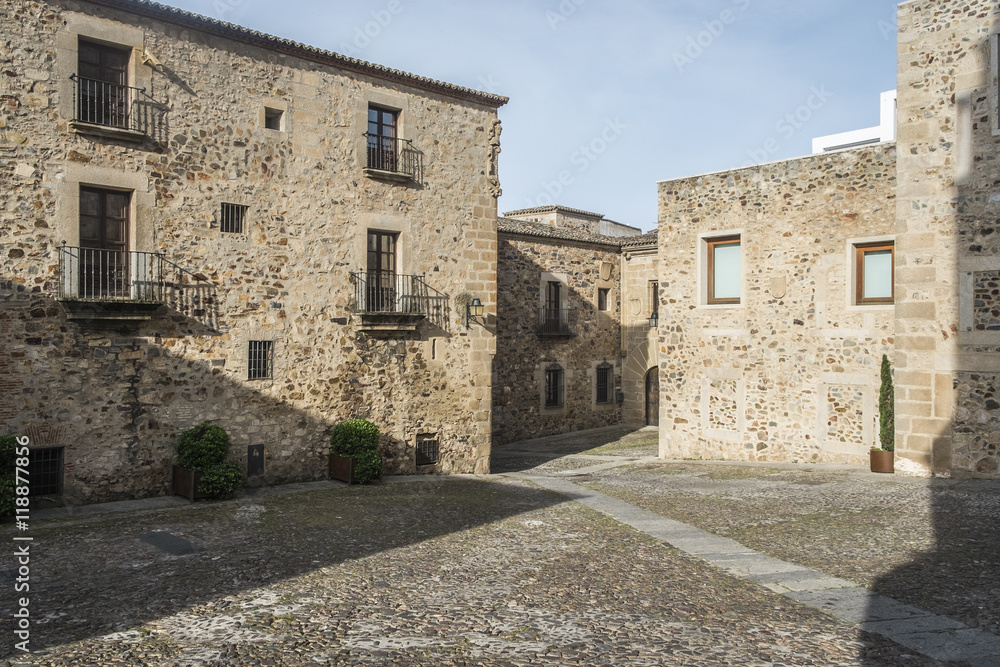 Medieval city of Carceres Spain