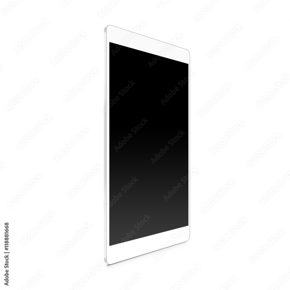 White tablet blank screen mock up profile stand. Mockup of portable pc empty display isolated. Tablet computer space monitor mock-up side. Clear display tablet ipad style template side profil view. White tablet blank screen mock up profile stand. Mockup of portable pc empty display isolated. Tablet computer space monitor mock-up side. Clear display tablet ipad style template side profil view.