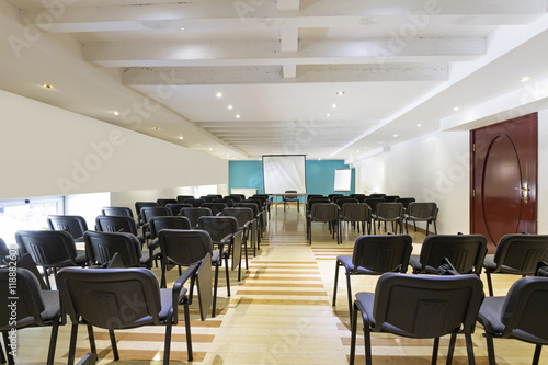 Interior of a conference room