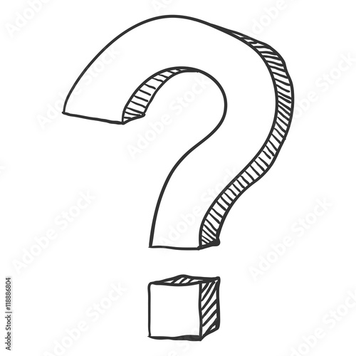 Vector Sketch Question Mark