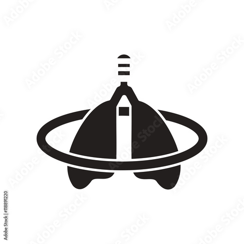 flat icon in black and white style inflammation lungs 