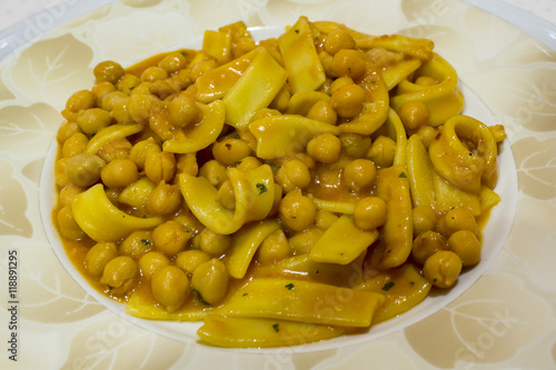 Pasta and chickpeas