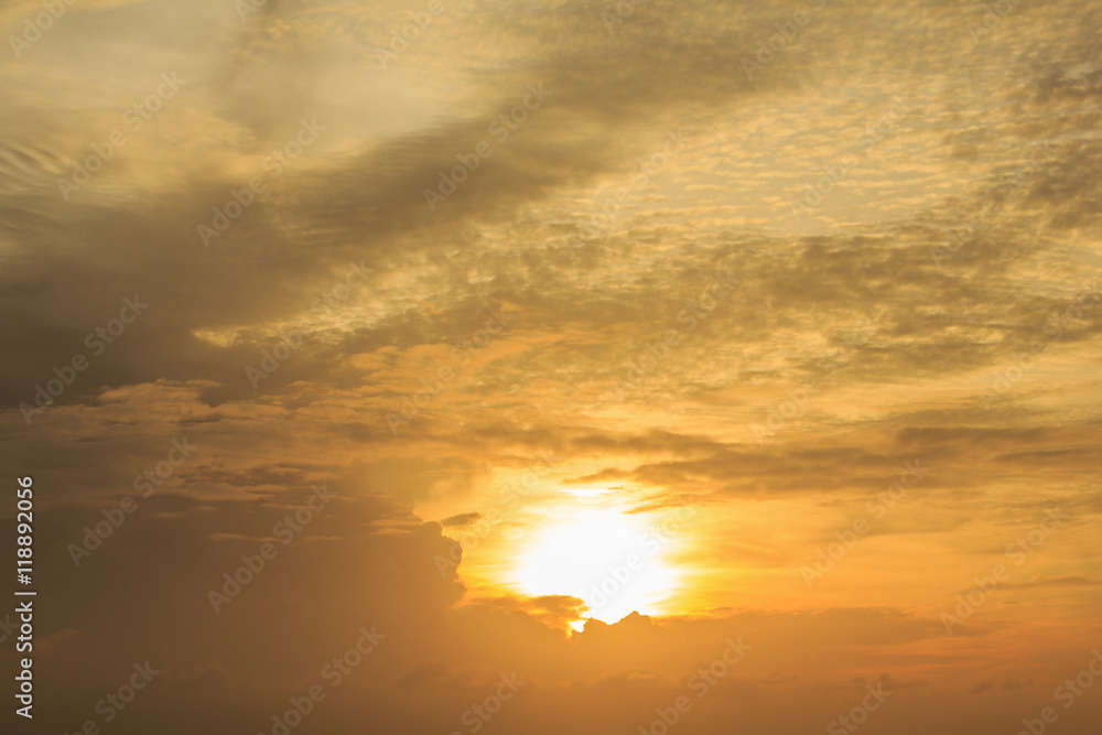 landscape of beautiful cloudy sky at dawn (can use as background)

