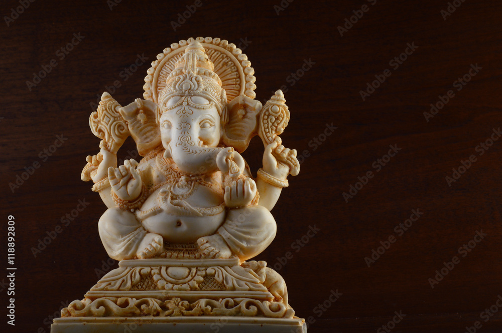 Hindu God Ganesha. Ganesha Idol. Hindu God Ganesha. Ganesha Idol.