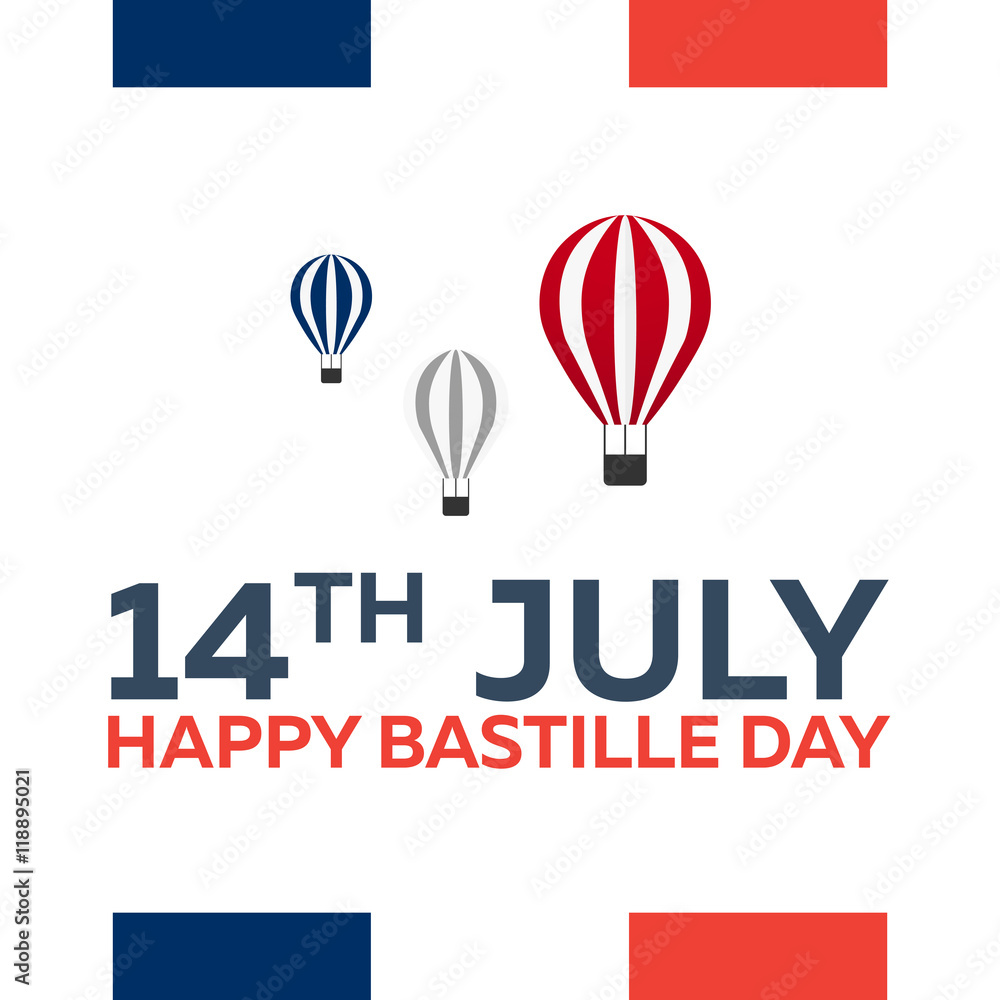 Bastille day. 14 July. Paris. Tourism. Eiffel Tower. France. Modern flat design. Bastille day. 14 July. Paris. Tourism. Eiffel Tower. France. Modern flat design.