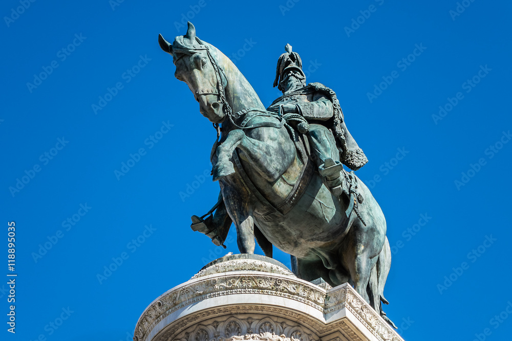 Obraz premium Victor Emmanuel II Monument (Altare della Patria). Rome, Italy.