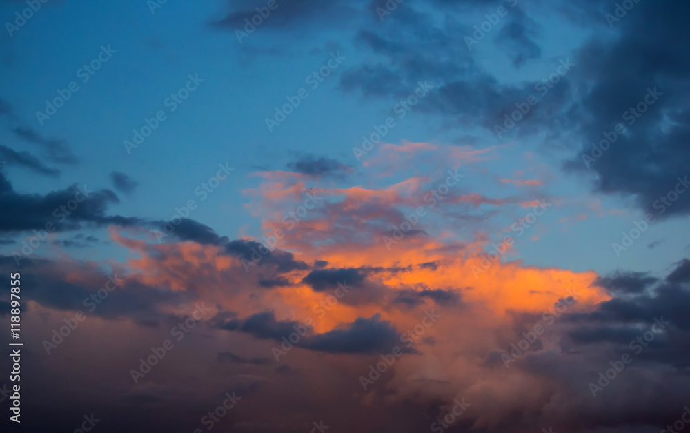 Colorful clouds Colorful clouds