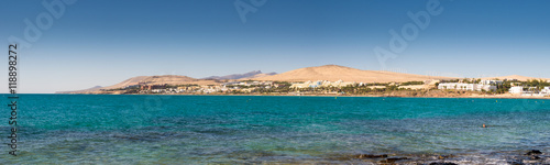 Fototapeta Naklejka Na Ścianę i Meble -  Panorama of Fuerteventura. Canaria