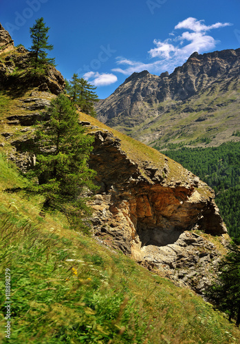 rocks in alpien Gran Paradiso National Park, Valle dAosta