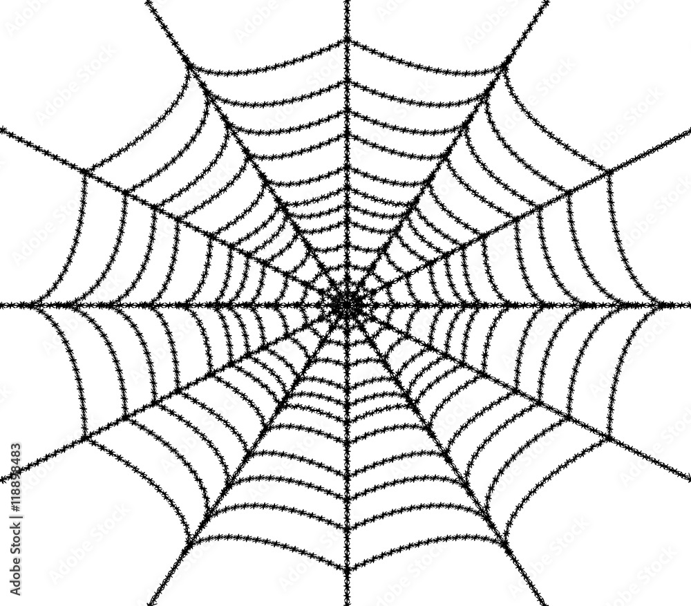 Background with spider line. Background with spider line.