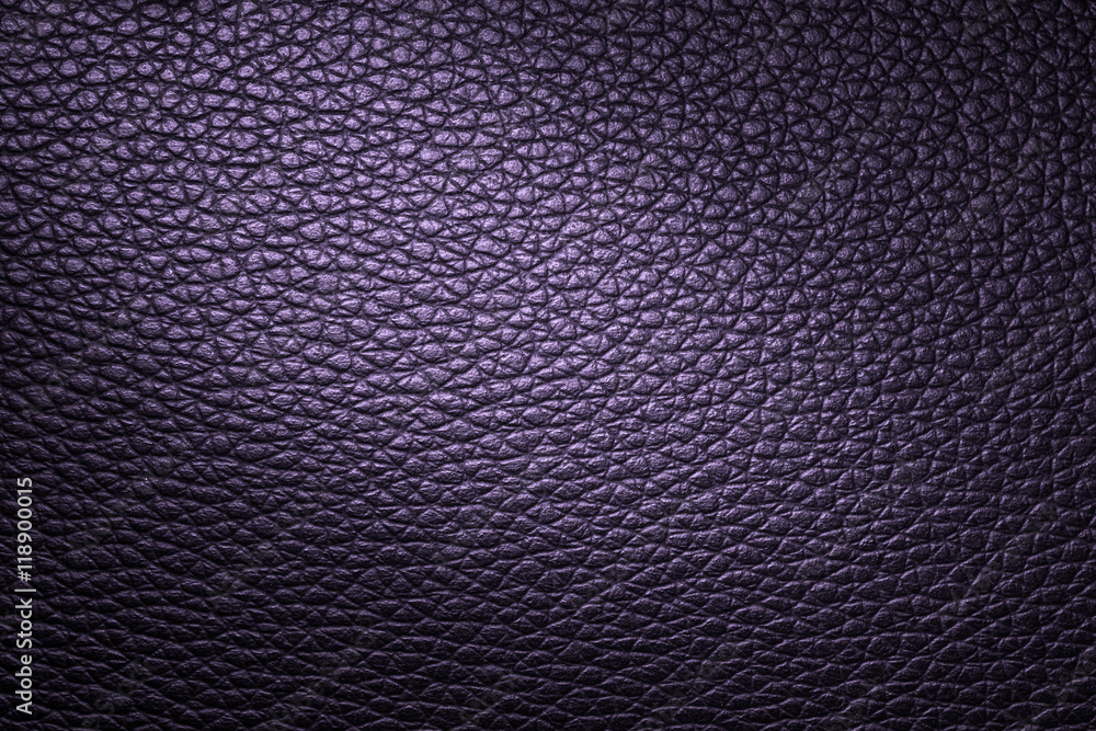 Purple leather texture or leather background for design with copy space