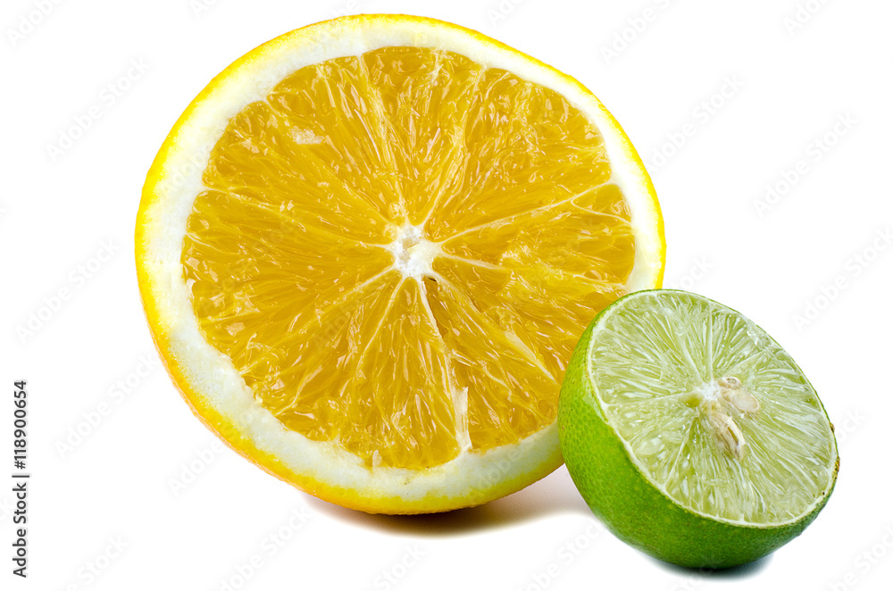 orange and line isolate photo on white background orange and line isolate photo on white background