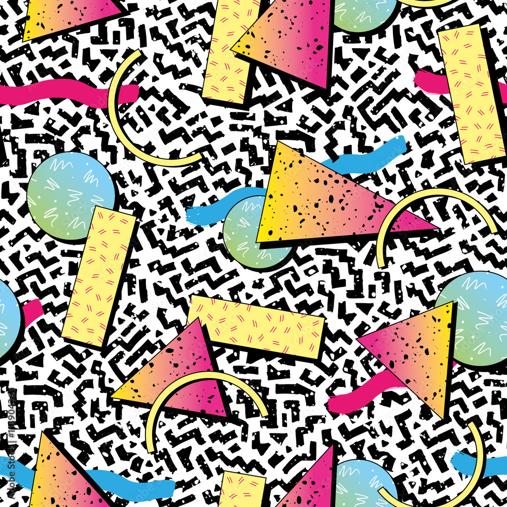 Retro 1980s Style Pattern