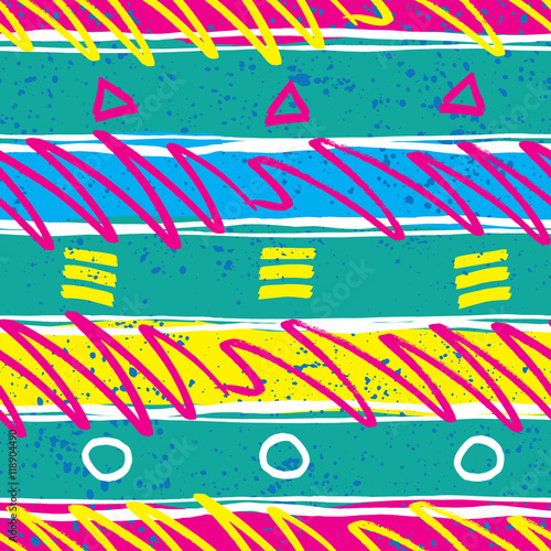Retro 1980s Pattern