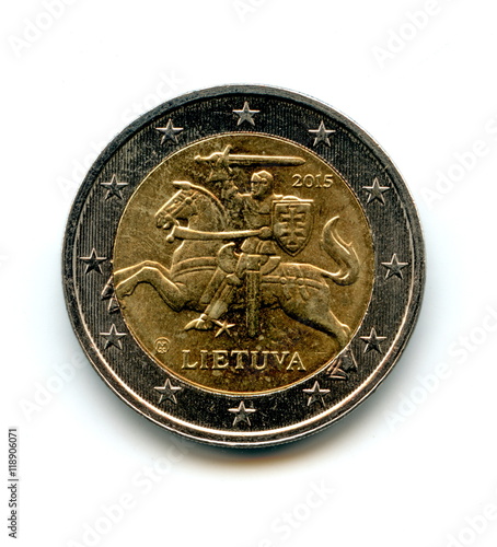 Lithuanian 2 Euro Coin