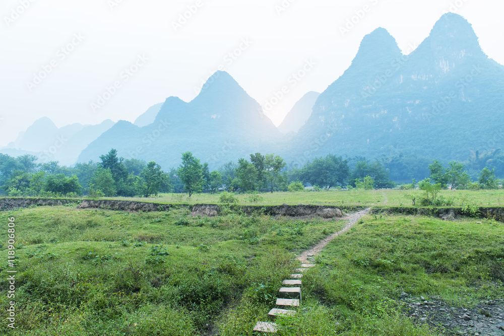 landscape in GuangXi, China