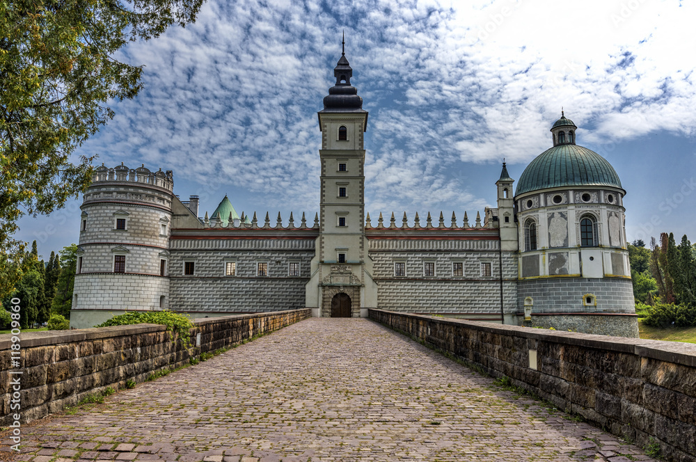 Krasiczyn Castle in Poland