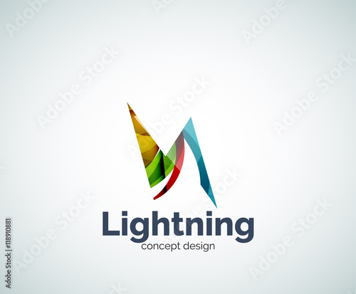 Free Download Lightning logo template - GFXLoad