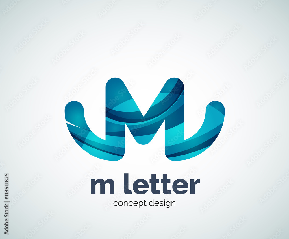 Fototapeta premium Letter m logo