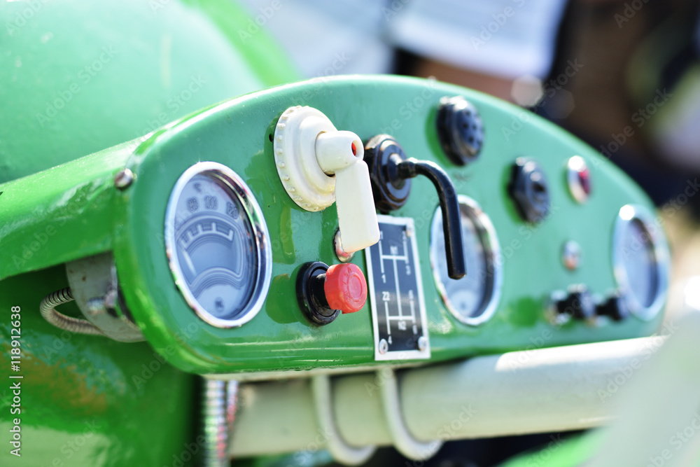 Naklejka premium old tractor