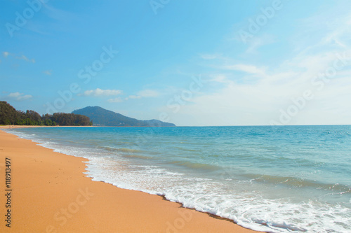 Mai khao beach in phuket