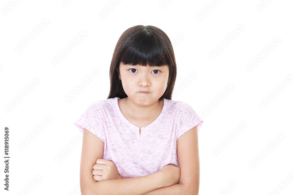 怒る女の子 怒る女の子