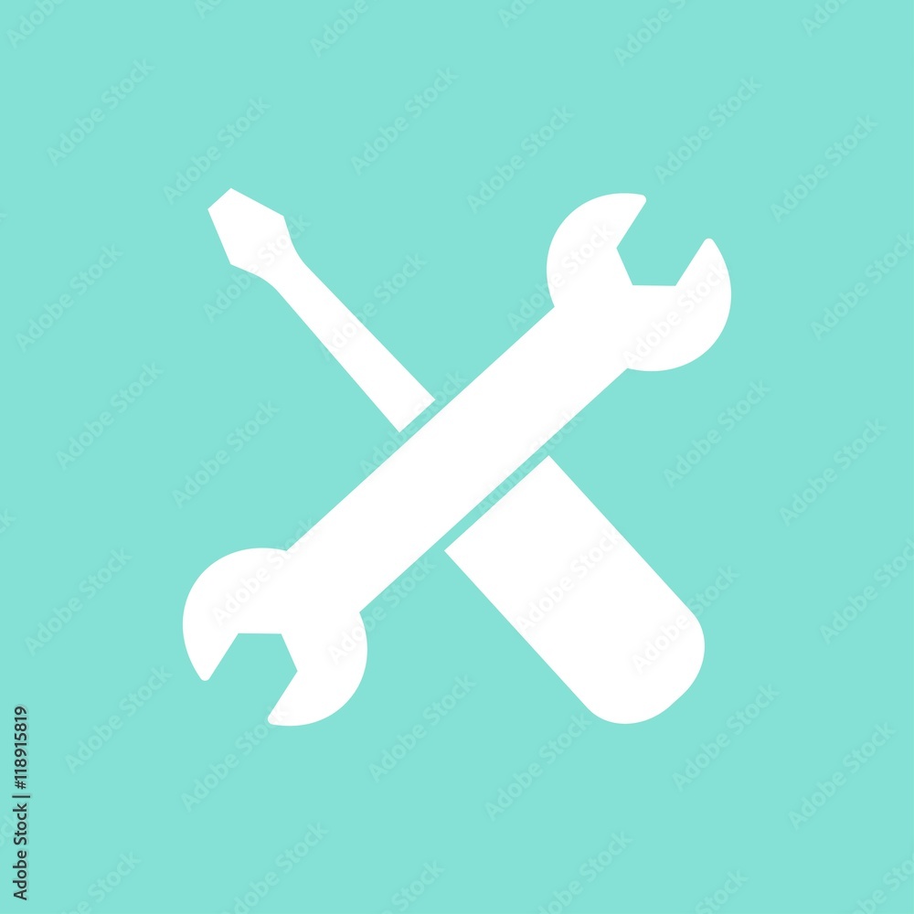 Tool vector icon. Tool vector icon.