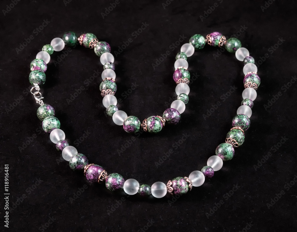Handmade jewelry made of natural stones Handmade jewelry made of natural stones