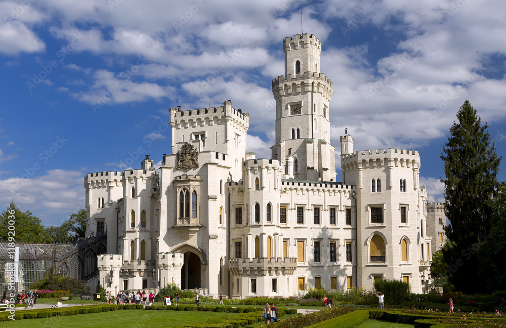 Hluboka Castle is one of the most beautiful castles of the Czech Republic