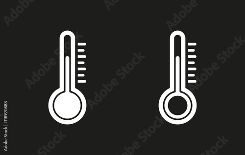 Thermometer - vector icon.