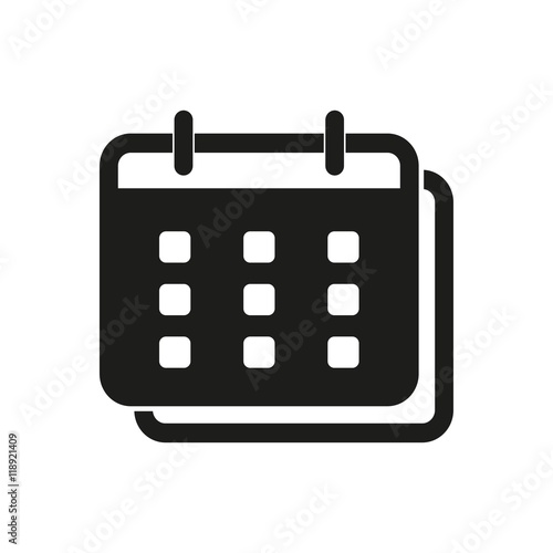 Planning calendar - vector icon.