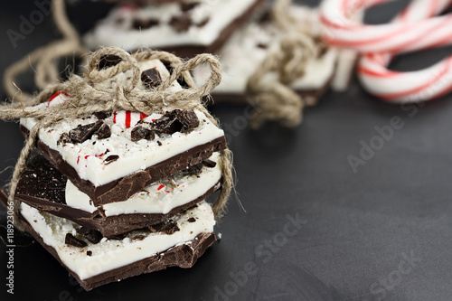 Delicious Chocolate Peppermint Bark photo