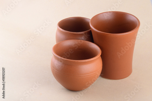 Clay pots photo